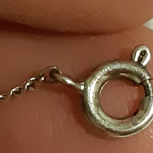 Vintage Sterling and 10K Heart Necklace - Picture 8 of 13